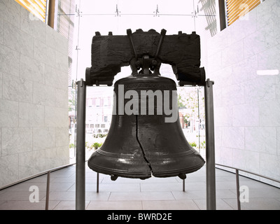 Historischen Freiheitsglocke am Independence Hall National Historic Park. Stockfoto