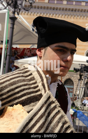 insbesonders Festival Calvalcata Sarda in Sassari, Sardinien, Italien Stockfoto