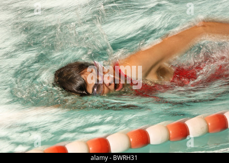 Schweiz Europa Pontresina Bellavita Pool Indoor im Kanton Graubünden Graubünden Graubünden Engadin Tal Stockfoto