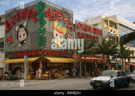 Japan Ryukyu Inseln Okinawa Naha Kokusaidori Stockfoto