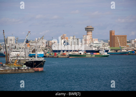 Japan Ryukyu Inseln Okinawa Naha Hafen Stockfoto