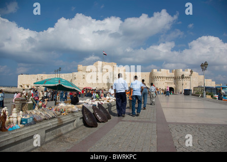 Fort Qait el Bey am ersten Tag des Festivals, das Ende des Ramadan feiern Stockfoto