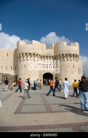 Fort Qait el Bey am ersten Tag des Festivals, das Ende des Ramadan feiern Stockfoto