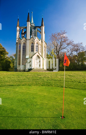 der Golfplatz in Krasny Dvur - Tschechien Stockfoto