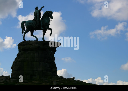 Das Kupfer Pferd auf Snow Hill, Windsor Great Park, Windsor, England Stockfoto