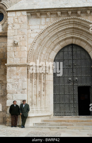 Kirche San Felipe. Brihuega. Alcarria Bereich. Provinz Guadalajara. Kastilien-La Mancha. Spanien Stockfoto