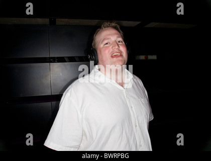 Eine Silent Disco-Veranstaltung Stockfoto