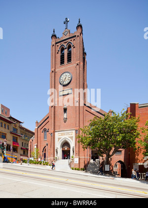 Alte Str. Marys Kathedrale, San Francisco, CA Stockfoto