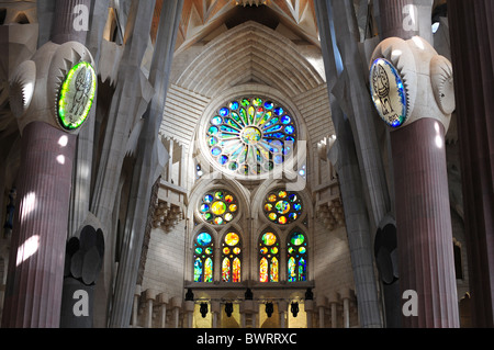 Sagrada Familia Antoni Gaudí Barcelona Spanien Katalonien Stockfoto