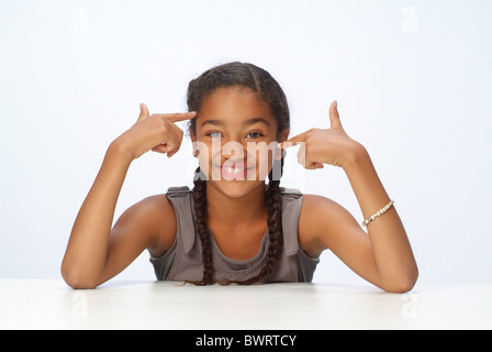 Porträt eines Mädchens Stockfoto