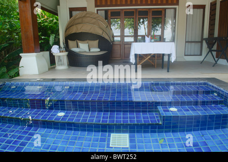 private Pool-Villa in Thailand Stockfoto