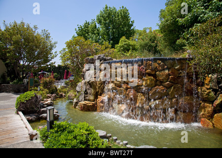 Kyoto Grand Hotel japanischen Dachgarten. Little Tokyo, Los Angeles, Kalifornien, USA Stockfoto