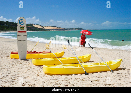 Praia do Madeiro Strand, Pipa, in der Nähe von Natal, Brasilien Stockfoto