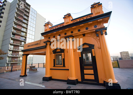 Angels Flight Railway, die Innenstadt von Los Angeles, Kalifornien, USA Stockfoto