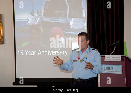 Captain Charles Moore auf der 15-Jahr-Feier der Algalita Marine Research Foundation. 1. Mai 2010, Long Beach, Kalifornien Stockfoto