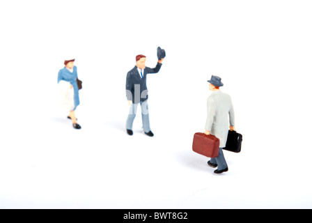 Manche Menschen reisen Arbeit Stockfoto