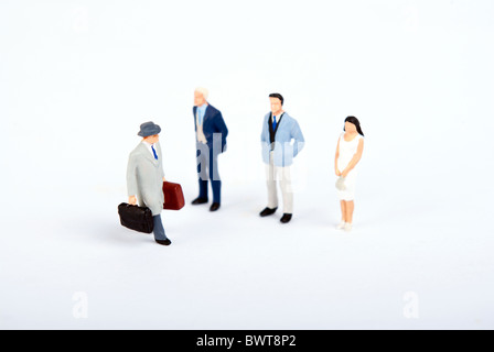 Manche Menschen reisen Arbeit Stockfoto