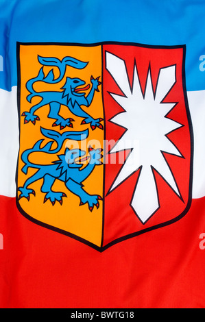 Wappen, Flagge und Wappen von SchleswigHolstein, Deutschland, BRD