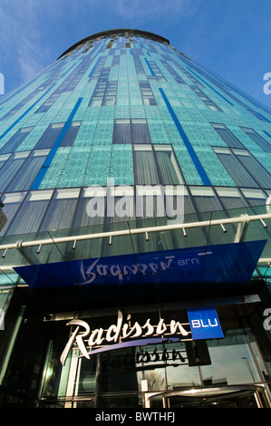 SAS Radisson Hotel Hotels Kette Birmingham uk Blu Stockfoto