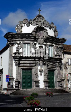 Igreja da Misericordia (Igreja Do Espirito Santo), 18.c. in Ribeira, Insel Sao Miguel Stockfoto