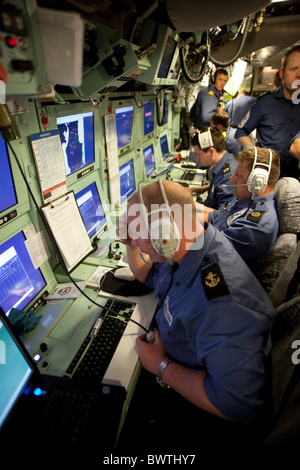 Das fortschrittlichste u-Boot in den Gewässern vor der Isle Of Skye - Bilder der Crew an Bord HMS Astute der Royal Navy Stockfoto