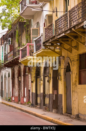 PANAMA-Stadt, PANAMA - Calle Santos Jorge in Casco Viejo, historischen Zentrum der Stadt. Stockfoto