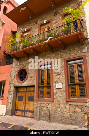 PANAMA-Stadt, PANAMA - renovierte Bordell, Plaza Bolivar in Casco Viejo, historischen Zentrum der Stadt. Stockfoto