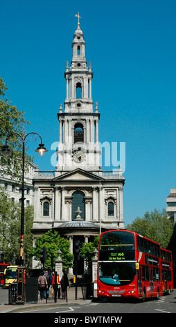 Kirche St. Mary-le-Strand, London, England, UK Stockfoto