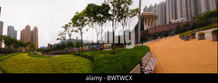 Tseung Kwan O Sportplatz, Hong Kong Stockfoto