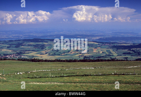 Schweiz Europa Kanton Bern Berner Jura Jura-Gebirge Chasseral Berge Berge Natur Landschaft sce Stockfoto