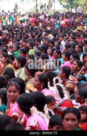 Hochzeitszeremonie Andhra Pradesh in Indien Stockfoto