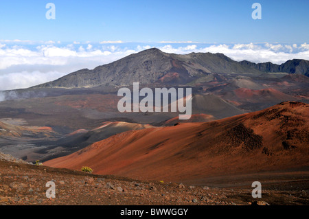 Haleakala Krater, Maui, Hiwaii Stockfoto