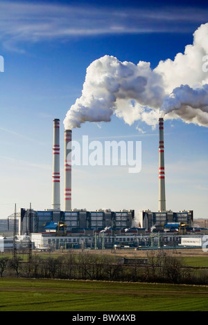 die Dampfturbine Kraftwerk Pocerady - Tschechien Stockfoto