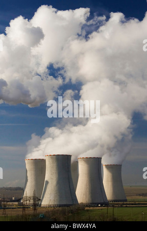 die Dampfturbine Kraftwerk Pocerady - Tschechien Stockfoto