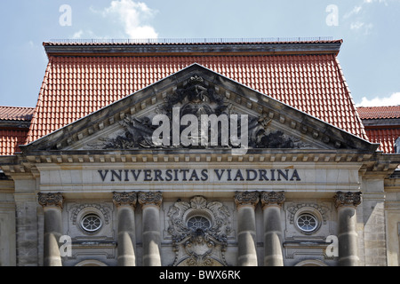 Frankfurt Oder Viadrina Universität Hauptgebäude Stockfoto