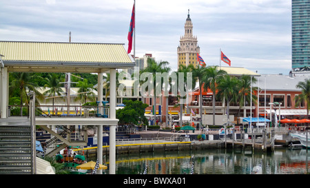 Bayside Marketplace in Downtown Miami; Florida; USA; Nord-Amerika Stockfoto