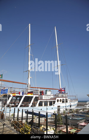 Portugal Madeira Funchal Porto Do Funchal die Vargant Ex-Beatles Yacht Stockfoto