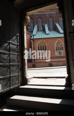 Blick von der Kirche von St. Ägidius. Wroclaw Niederschlesien, Polen. Stockfoto