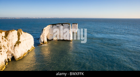 Old Harry Rocks, Studland, Dorset, Großbritannien Stockfoto