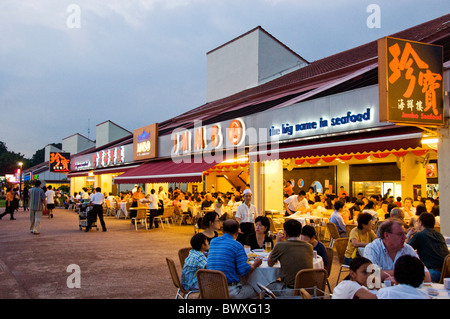 Jumbo Seafood Restaurant in Singapur Stockfoto
