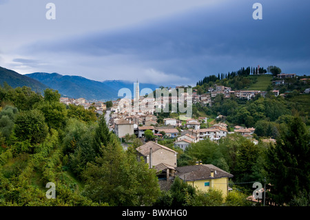 Italien, Veneto, Blick auf Combai (Treviso) Stockfoto