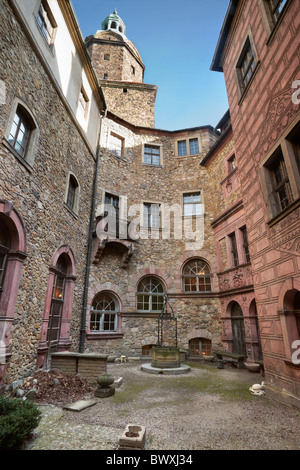 Książ Schloß - Sudeten Berge, Schlesien, Polen Stockfoto