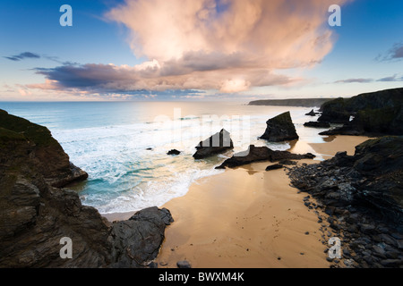 Bedruthan Steps, Cornwall, UK Stockfoto