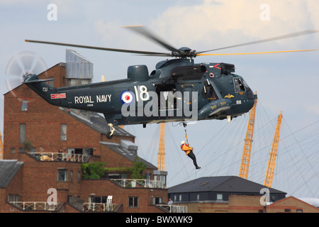 Königliche Marine Seaking XV648 Stockfoto