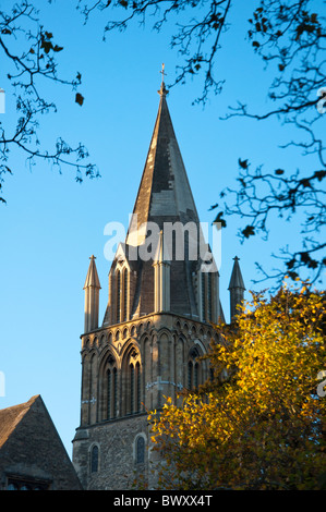 Die Christchurch Cathedral spire Oxford. England. Stockfoto