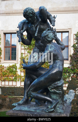 Wallenstein-Palais, Wallenstein-Gärten, Kleinseite, Valdstejnska Zahrada, Valdstejnsky Palac, Prag, Tschechische Republik Stockfoto