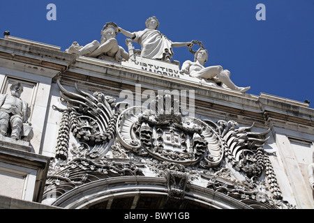 Portugal Lissabon Lissabon Lisboa Arco da Rua Augusta Stockfoto