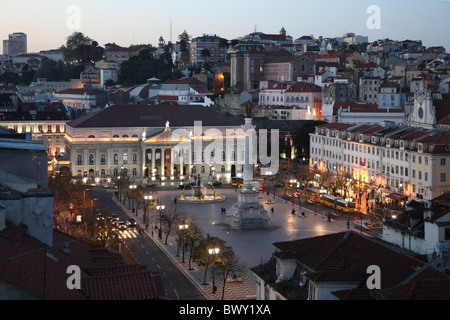 Portugal Lissabon Lissabon Lisboa Rossio Stockfoto