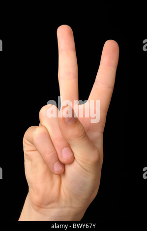 Peace-Zeichen Stockfoto