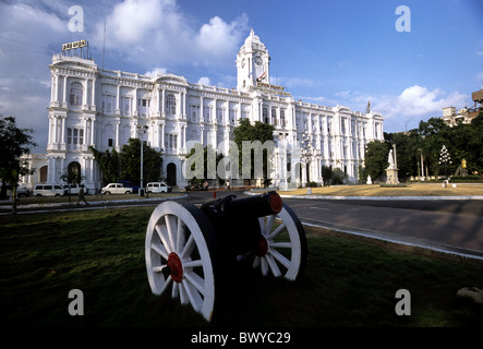 Ripon Gebäude erbaut 1913, Corporation of Chennai. Die älteste städtische Organisation in Indien. Stockfoto